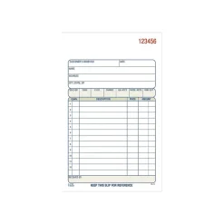 Business Forms*Adams 3-Part Carbonless Sales Orders, 4.19"L x 7.19"W, 50 Sets/Book, 10/Carton (TC4705-10)
