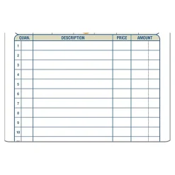 Business Forms*Adams 2-Part Carbonless Sales Orders, 4.19"W x 7.19"L, 50 Sets/Book, 3 (DC4705-3)