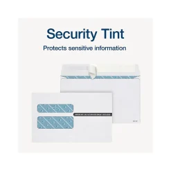 Online Adams Self-Seal Security-Tinted Double-Window W-2 Tax Envelope, White, 25/Pack (STAX2-24)