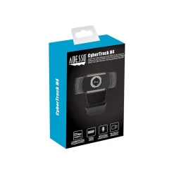 Online Adesso Cybertrack H4 1080P HD USB Webcam with Built-in Microphone, Black (CYBERTRACKH4)