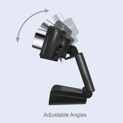 Adesso CyberTrack HD 1920 x 1080 USB Webcam with Built-in Microphone, TAA Compliant, 2.1 Megapixels, Black (CyberTrack H4-TAA)