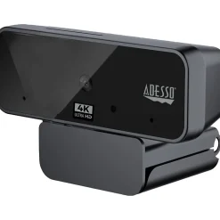 Discount Adesso CyberTrack HD 3840x2160 Webcam, 8 Megapixels, Black (CYBERTRACKH6)