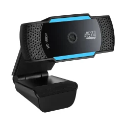 Discount Adesso CyberTrack HD 1920x1080 Webcam, 2.1 Megapixels, Black/Blue (CYBERTRACKH5-TAA)