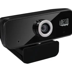 Hot Adesso CyberTrack HD 3840x2160 Webcam, 8 Megapixels, Black (CYBERTRACK6S)