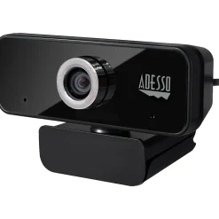 Hot Adesso CyberTrack HD 3840x2160 Webcam, 8 Megapixels, Black (CYBERTRACK6S)