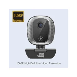 Clearance Adesso CyberTrack M1 HD 1080p Webcam, 2.1MP, Black (CYBERTRACK M1)