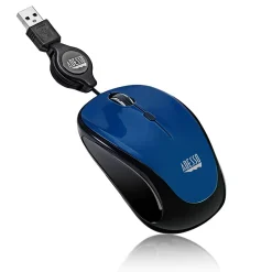 Best Adesso iMouse S8L Ambidextrous Optical USB Mouse, Blue/Black (IMOUSE S8L)