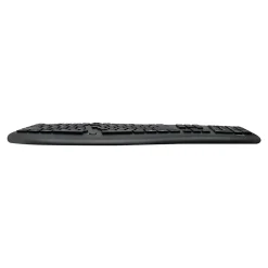New Adesso Tru-Form Media Ergonomic Keyboard, Black (AKB-160UB)