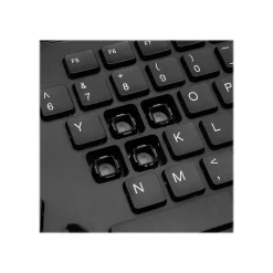 New Adesso Tru-Form Media Ergonomic Keyboard, Black (AKB-160UB)