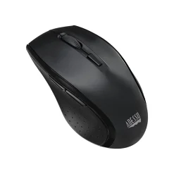 New Adesso Tru-Form Media Wireless Ergonomic Keyboard and Optical Mouse Combo, Black (WKB-1600CB)