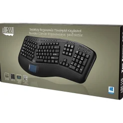 Outlet Adesso Tru-Form Wired Keyboard, Black (AKB-450UB)