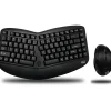 Discount Adesso Tru-Form Wireless Ergonomic Keyboard and Optical Mouse Combo, Black (WKB-1150CB)