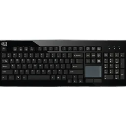 New Adesso Wireless SlimTouch Desktop Touchpad Keyboard (WKB-4400UB)