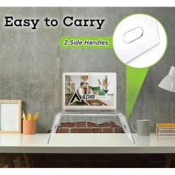 Online AdirHome Acrylic Laptop/Monitor Stand, Clear (516-CLR)