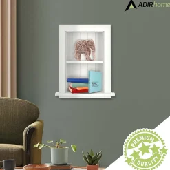 Shelving*AdirHome 1-Shelf Recessed Wall Mount Shelf, 19