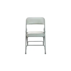 Folding & Stacking*Advantage Vinyl Padded Folding Chairs, Gray, 40/Pack (DPI903V-GG-40)