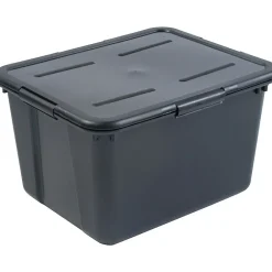 File Storage|Advantus File Tote with Latch Lid, Letter/Legal Size, Black (ADV-34052)