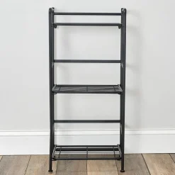 Shelving*Advantus FlipShelf 3-Shelf Metal Unit, 14.5"W, Black (37635)