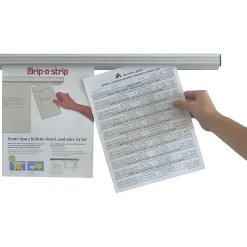 Bulletin*Advantus Grip-A-Strip Display Rail, 96”L x 1.5”H (2015)