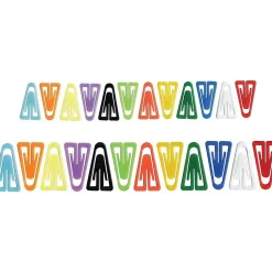 Clips & Fasteners|Advantus Paper Clips, Medium, Assorted Colors, 500/Box (PC0300)