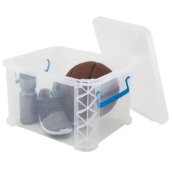 File Storage|Advantus Super Stacker File Box, Letter/Legal Size, Clear (36871)