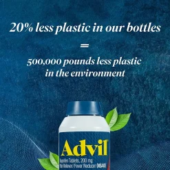 Dual Action 250mg Acetaminophen/125mg Ibuprofen Caplets, 2/Packet, 50 Packets/Box (014795)<Advil Online