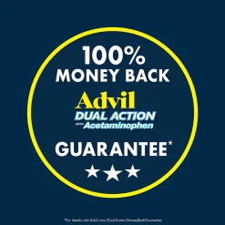 Dual Action 250mg Acetaminophen/125mg Ibuprofen Caplets, 2/Packet, 50 Packets/Box (014795)<Advil Online