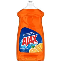Triple Action Liquid Dish Soap, Orange, 52 oz., 6/Carton (149860)<Ajax Online