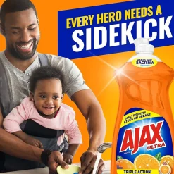 Triple Action Liquid Dish Soap, Fruity, 28 oz. (144678)<Ajax