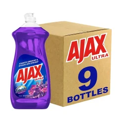 Ultra Dish Soap, Fabuloso Lavender, 28 fl. oz, 9/Carton (61037540CT)<Ajax Clearance