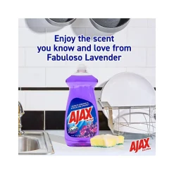 Ultra Dish Soap, Fabuloso Lavender, 28 fl. oz, 9/Carton (61037540CT)<Ajax Clearance