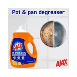 Ultra Professional Antibacterial Pot & Pan Dish Soap, Orange Scent, 145 fl. oz. (1.13 gal.) (61034313)<Ajax Clearance