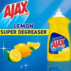 Ultra Super Degreaser Dish Soap, Lemon Scent, 52 fl. oz. (149861)<Ajax Discount