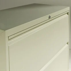 File Cabinets*Alera 4-Drawer Mobile Lateral File Cabinet, Letter/Legal Size, Lockable, 53.25"H x 30"W x 19.25"D, Light Gray (ALELF3054LG)