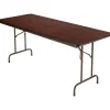 Folding Tables*Alera ® Melamine Folding Table in Walnut Woodgrain, 72Wx30"D