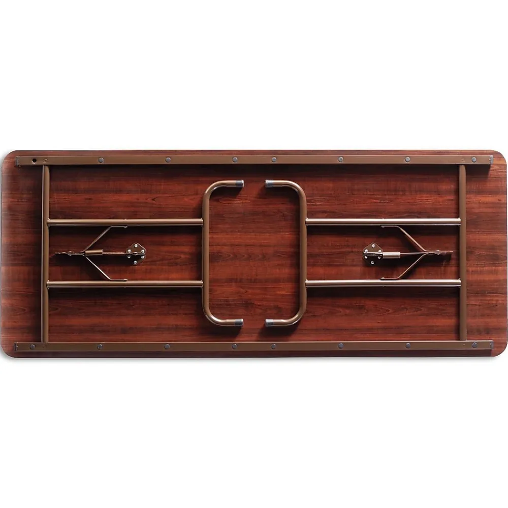 Folding Tables*Alera ® Melamine Folding Table in Walnut Woodgrain, 72Wx30"D