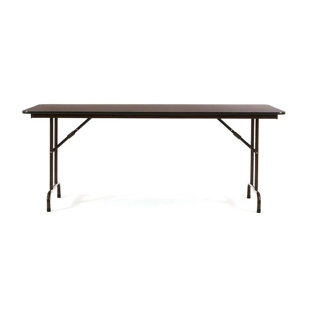 Folding Tables*Alera ® Melamine Folding Table in Walnut Woodgrain, 72Wx30"D