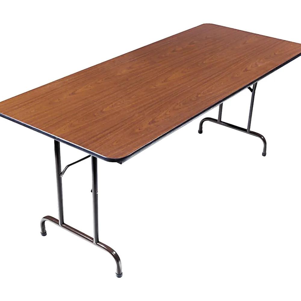 Folding Tables*Alera ® Melamine Folding Table in Walnut Woodgrain, 72Wx30"D