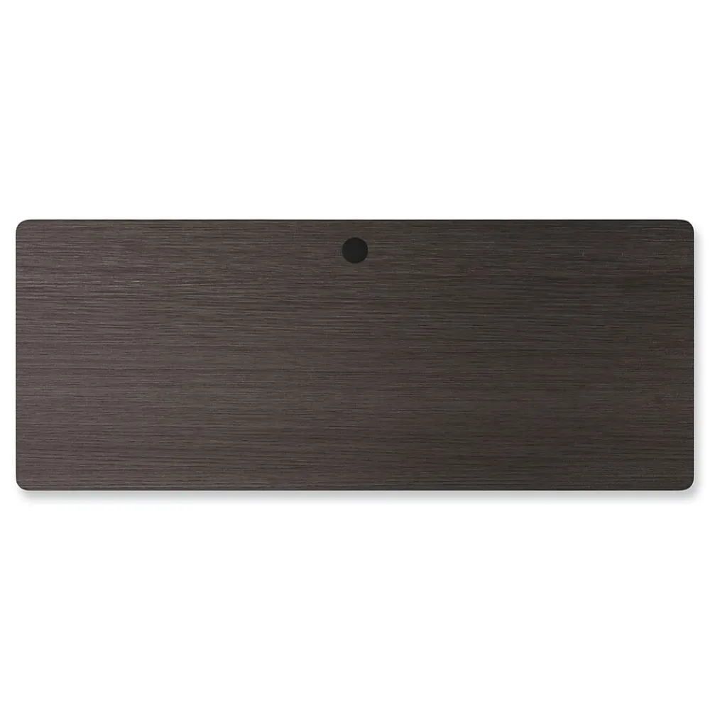 Computer Desks*Alera Modern Teacher Series 60"W Pedestal Desk, Charcoal Woodgrain/Gray (MSD6024CH)