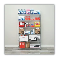 Shelving*Alera 6-Shelf Commercial Wire Shelving Kit, 72