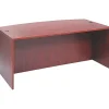 Office Desks*Alera ™ Valencia Series Executive Suites in Medium Cherry, Bow Front Desk Shell