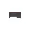 Corner Desks*Alera 45"W Single Pedestal Desk, Mocha/Black (ALEHSD4524BM)