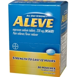 220mg Naproxen Caplets, 1/Packet, 30 Packets/Box (64028/7534-30)<Aleve Sale