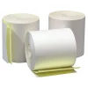 Pos Paper*Alliance Add/Cash/POS Rolls, 3" x 65', 3-Ply Carbonless White/Canary/Pink, 50/Ctn