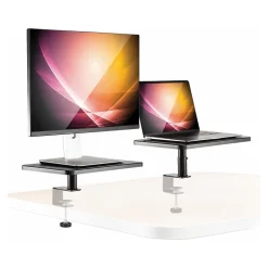 Online Allsop Ascend Adjustable Stands, Gray, 2/Pack (32457)