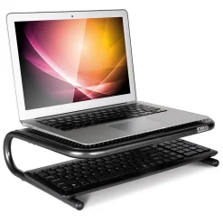 Sale Allsop Metal Art Jr. Monitor Stand, Pearl Black (30165)