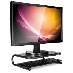 Sale Allsop Metal Art Jr. Monitor Stand, Pearl Black (30165)