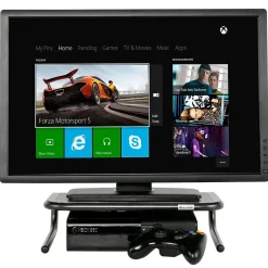 Sale Allsop Metal Art Jr. Monitor Stand, Pearl Black (30165)