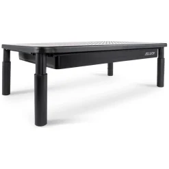 New Allsop Metal Art Trilevel Adjustable Stand, Up to 27" Monitor, Black (32545)