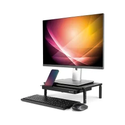 New Allsop Metal Art Trilevel Adjustable Stand, Up to 27